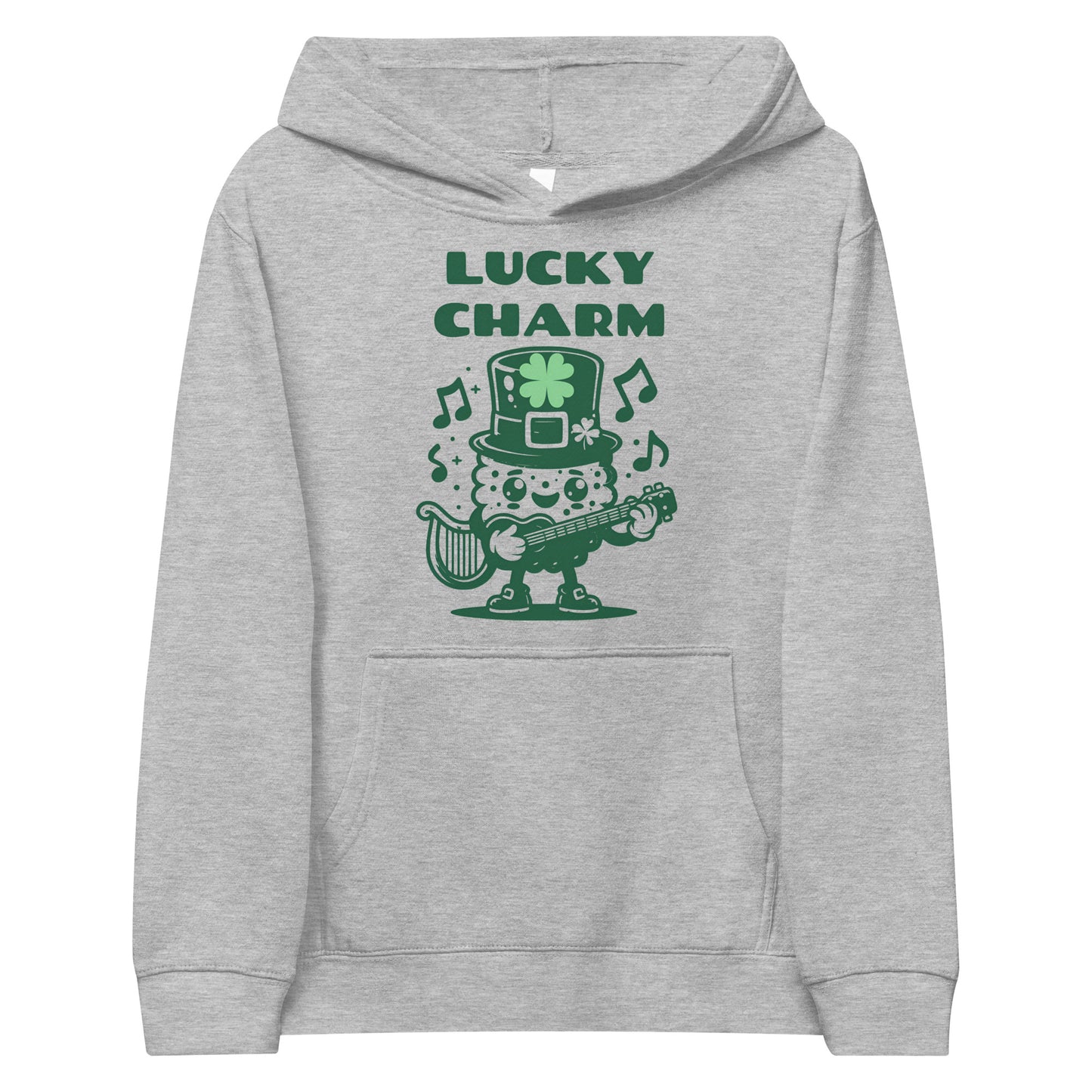 Lucky Charm St. Patrick's Day Kids fleece hoodie