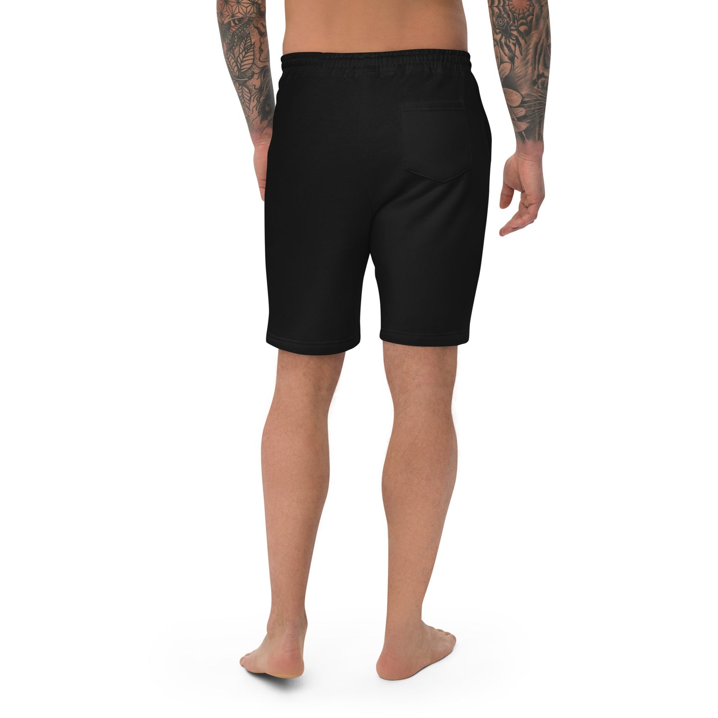 Burns Within Flaming Heart Men's fleece shorts