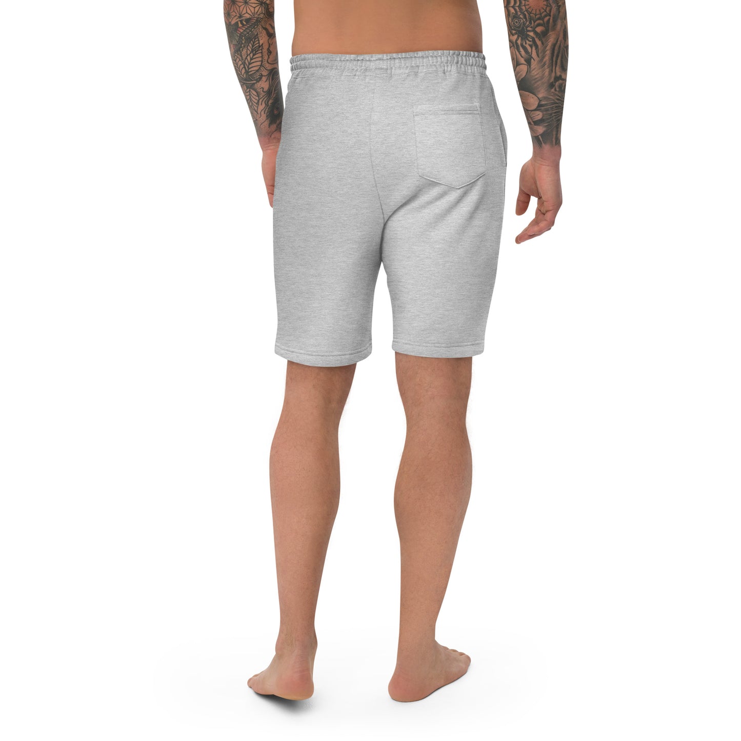 Burns Within Flaming Heart Men's fleece shorts