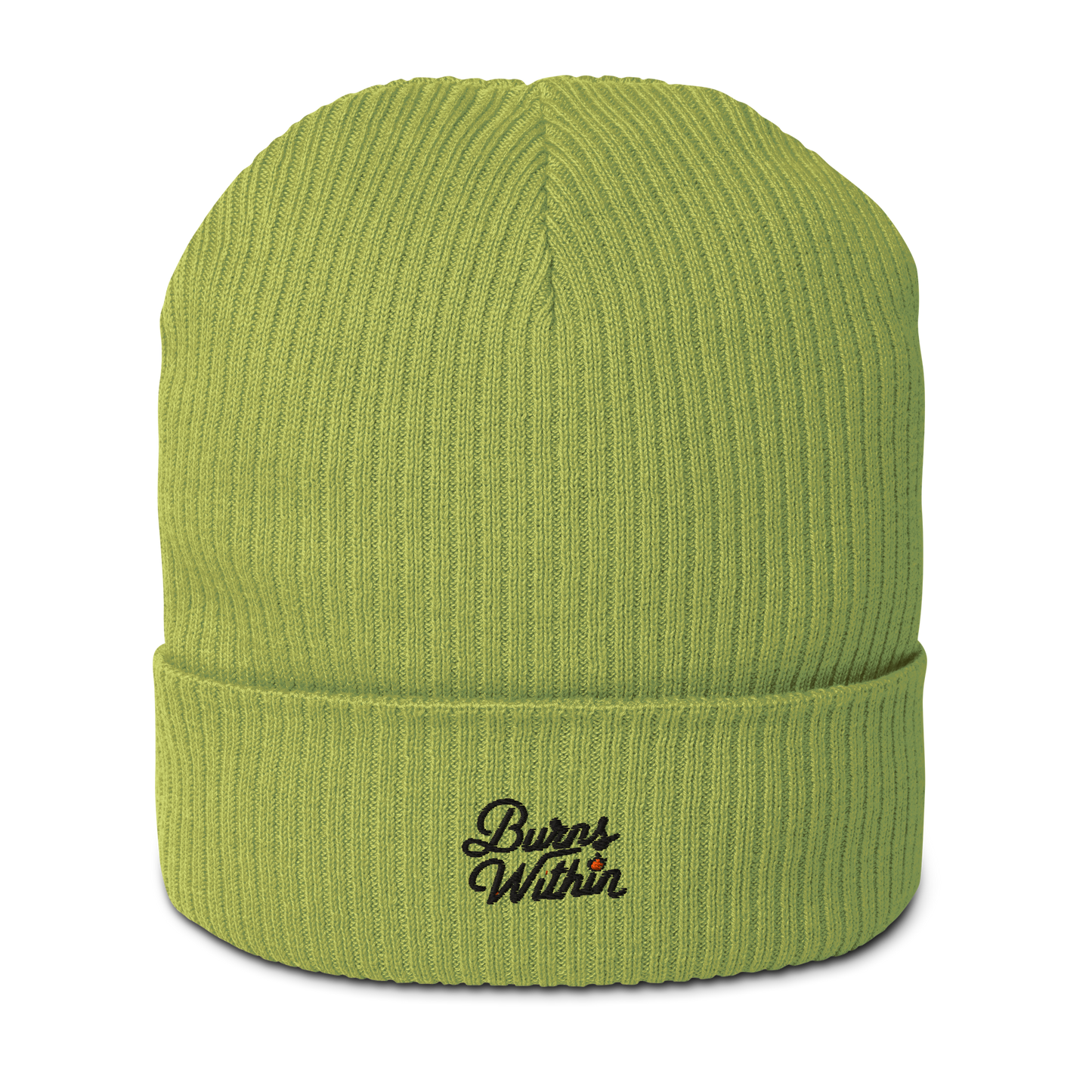 Burns Within Organic Ribbed Beanie