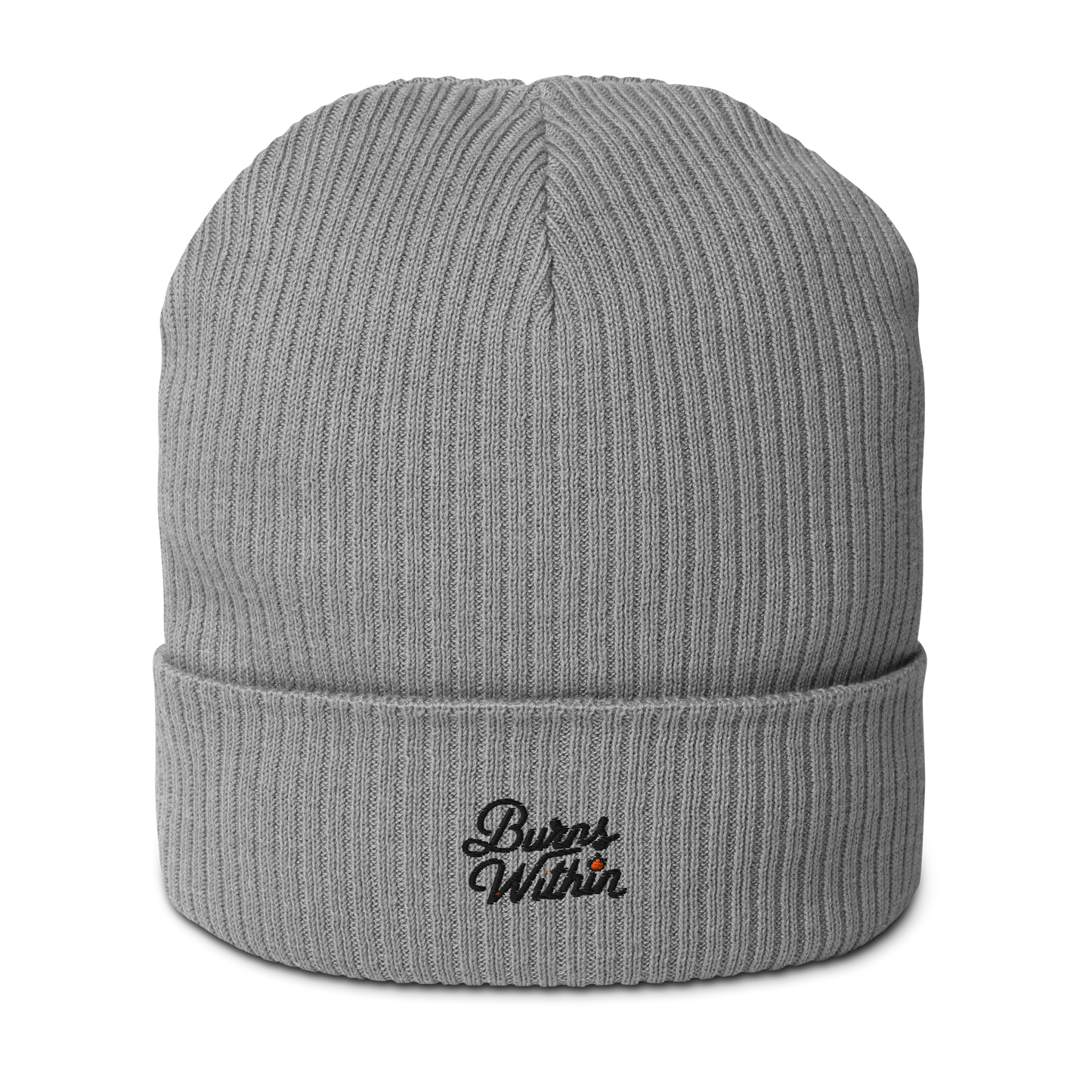 Burns Within Organic Ribbed Beanie