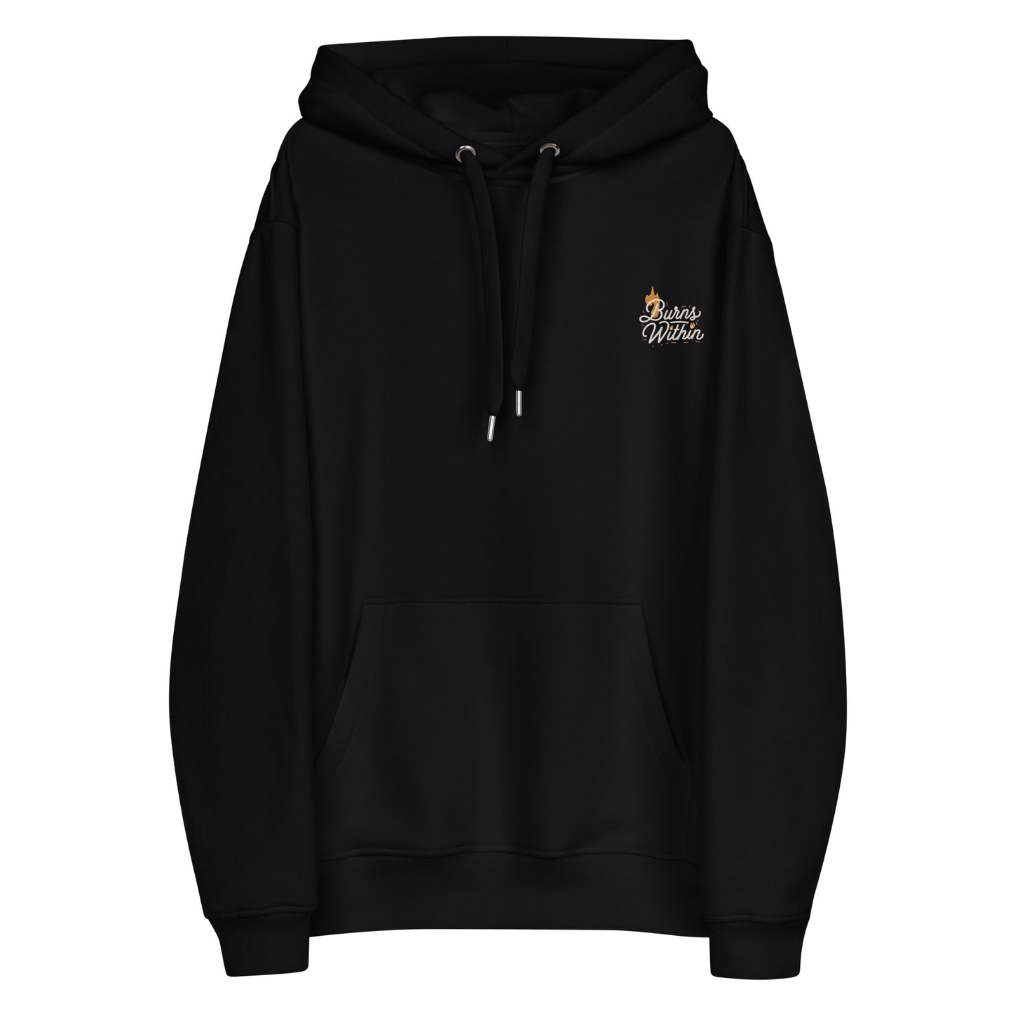 Burns Within Flaming B Crowned Lion Premium eco hoodie