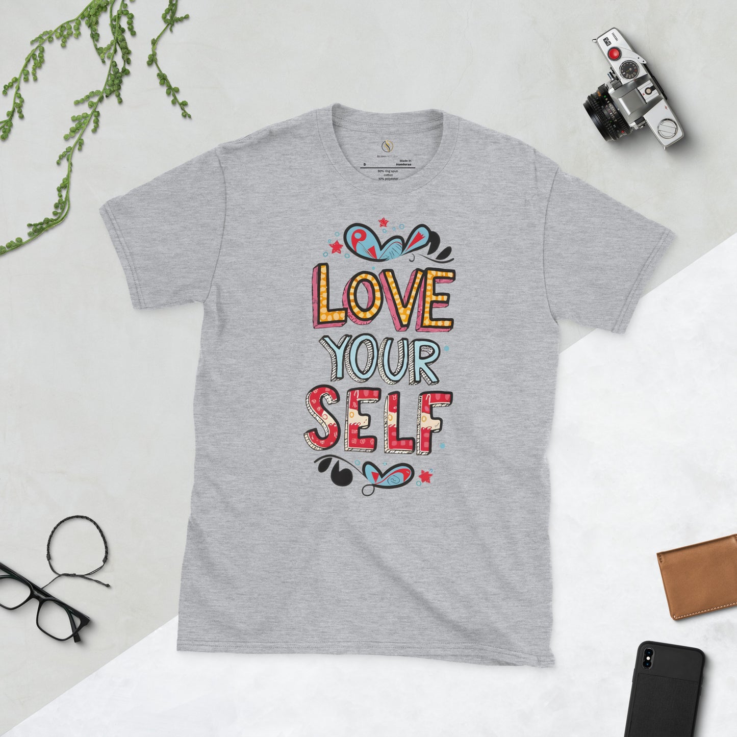 Love Yourself Valentine's Day Short-Sleeve Unisex T-Shirt