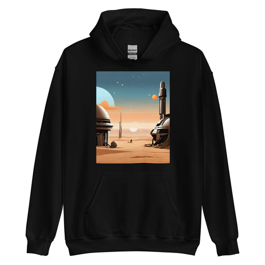 Sunset in a Desert Planet in a Galaxy Far Away Unisex Hoodie