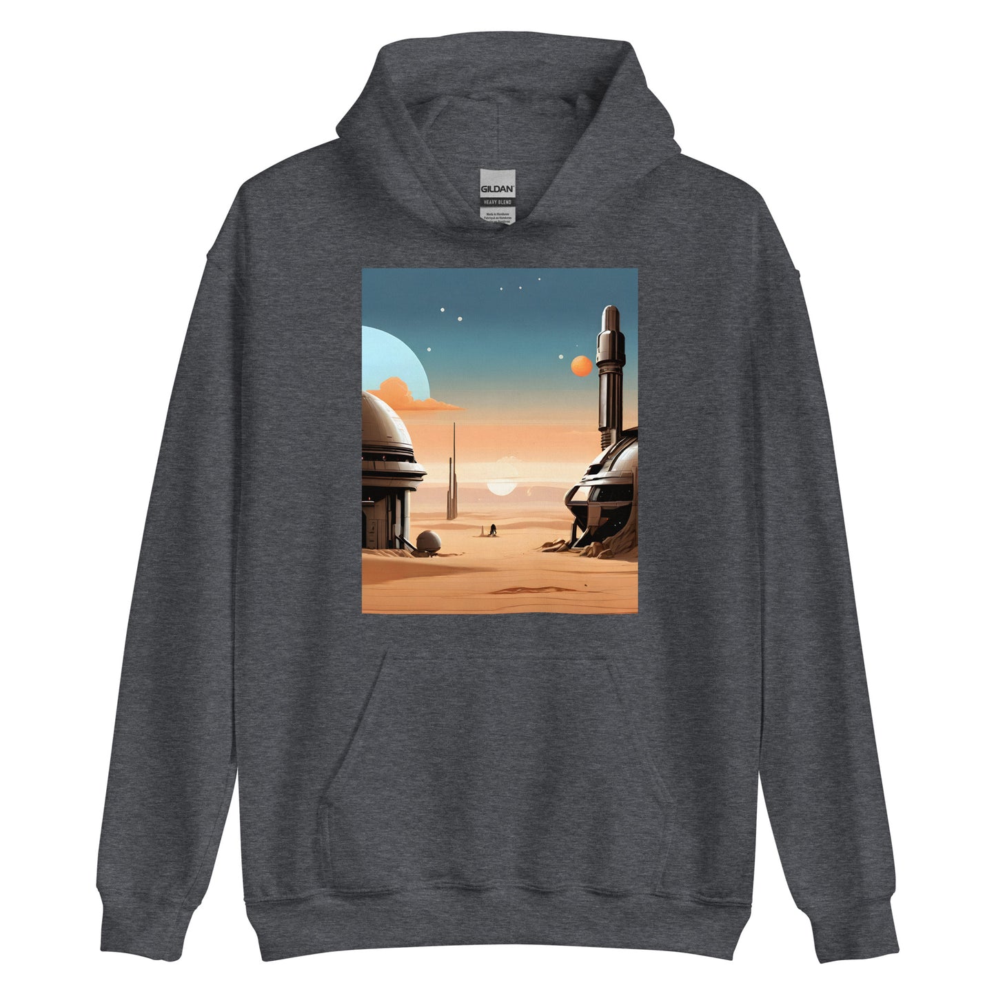 Sunset in a Desert Planet in a Galaxy Far Away Unisex Hoodie