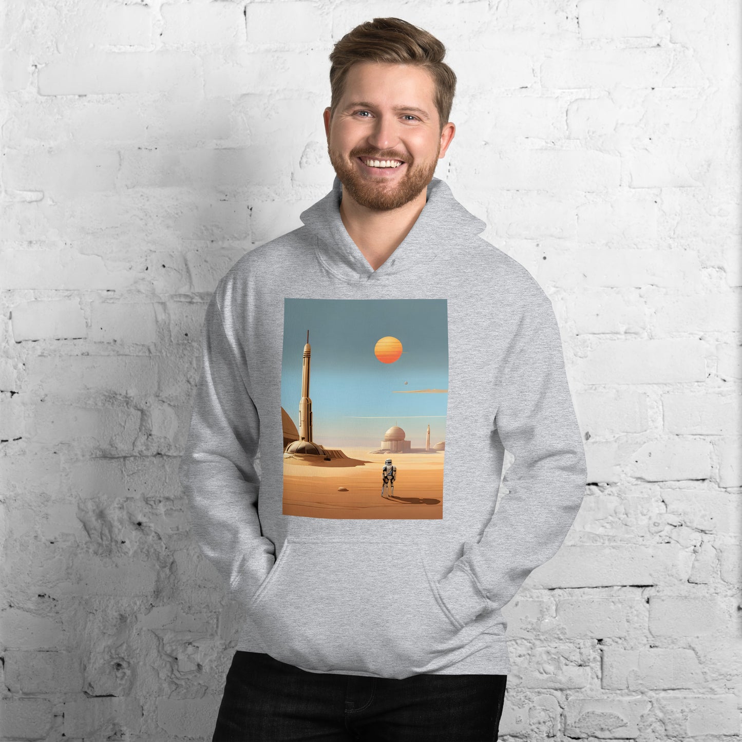 Lone Survivor on a Desert Planet in a Galaxy Far Away Unisex Hoodie