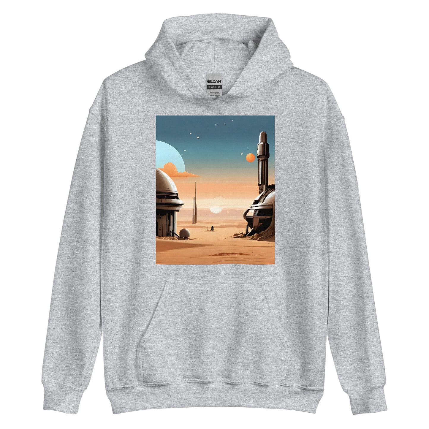 Sunset in a Desert Planet in a Galaxy Far Away Unisex Hoodie