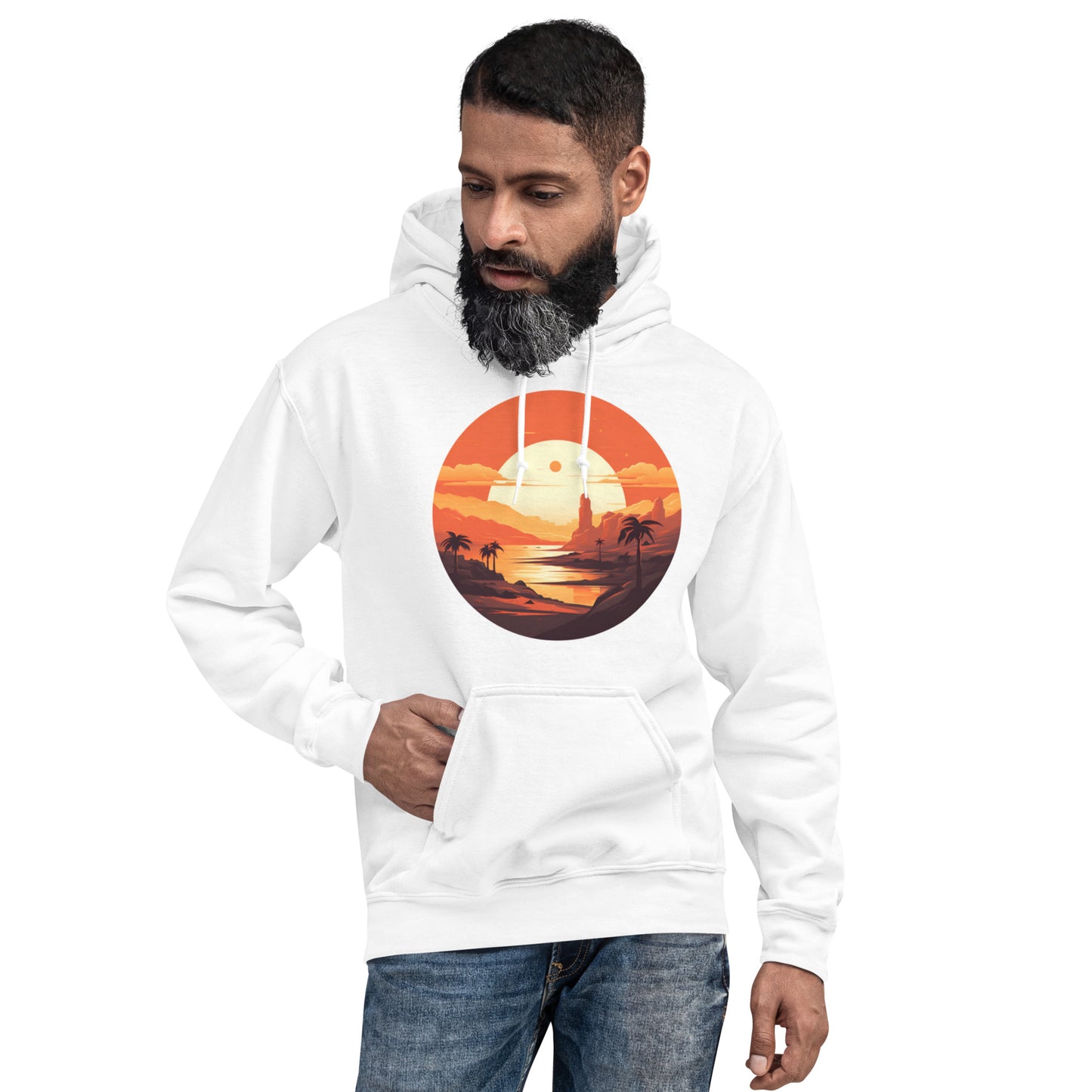 Desert Planet in a Far Away Galaxy Unisex Hoodie Var1