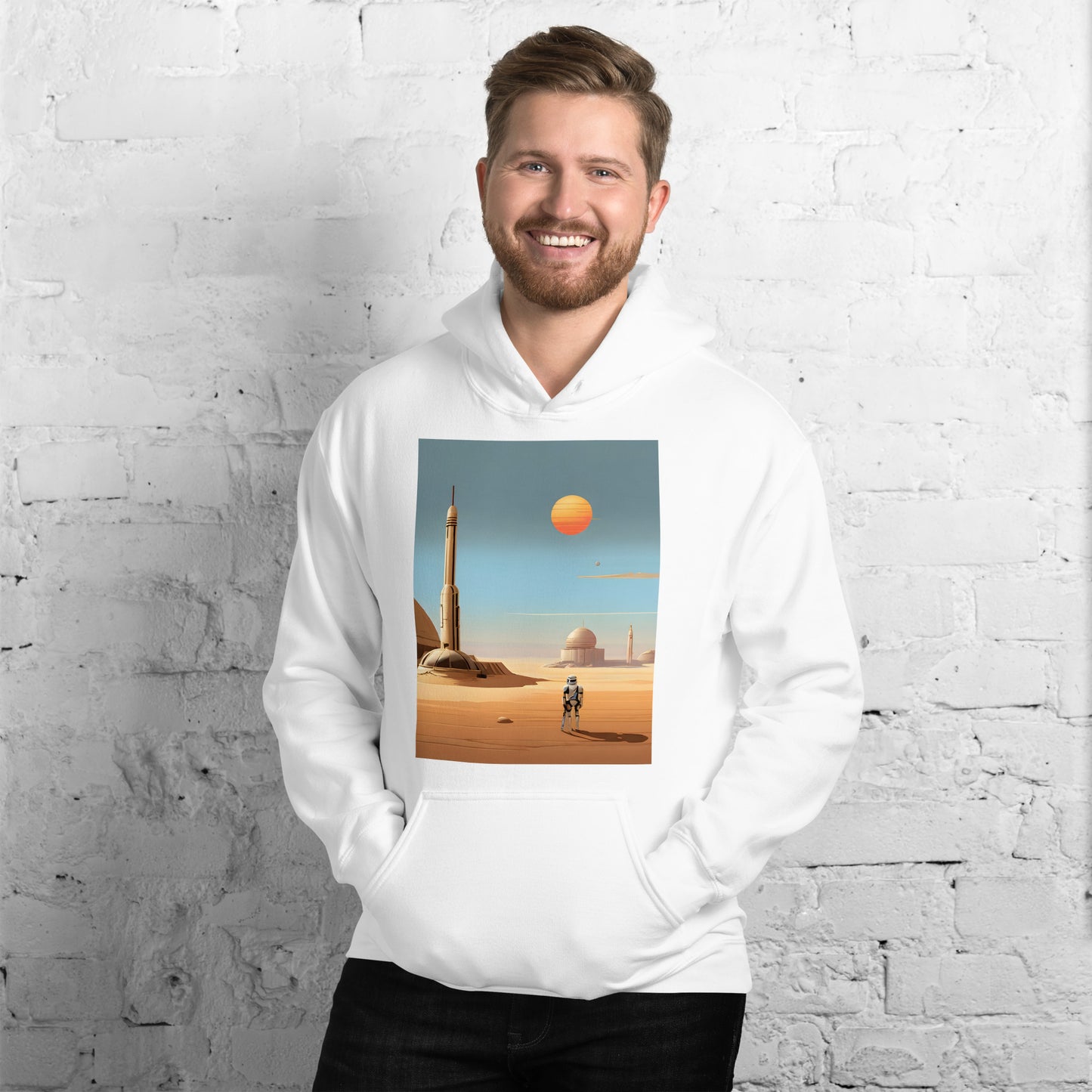 Lone Survivor on a Desert Planet in a Galaxy Far Away Unisex Hoodie