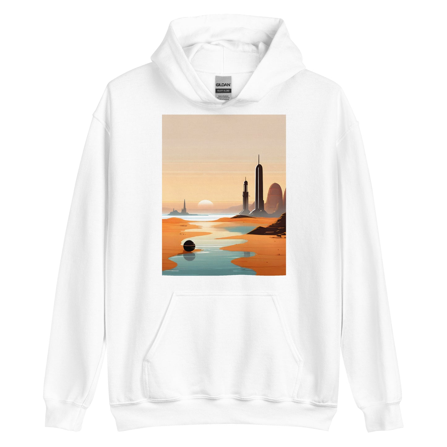 Sunrise on a Desert Planet in a Galaxy Far Away Unisex Hoodie