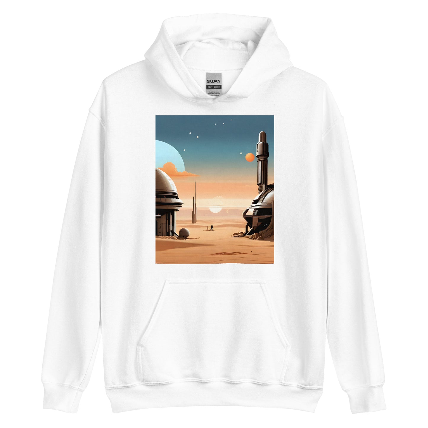 Sunset in a Desert Planet in a Galaxy Far Away Unisex Hoodie