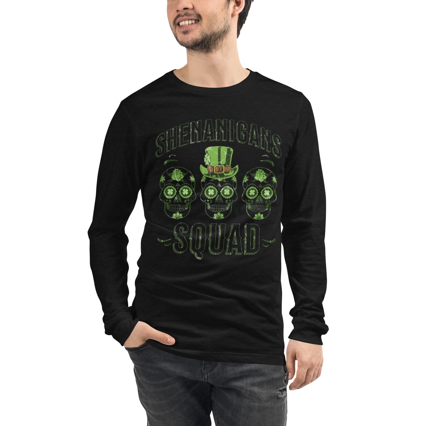 Shenanigans Squad St. Patrick's Day Unisex Long Sleeve Tee