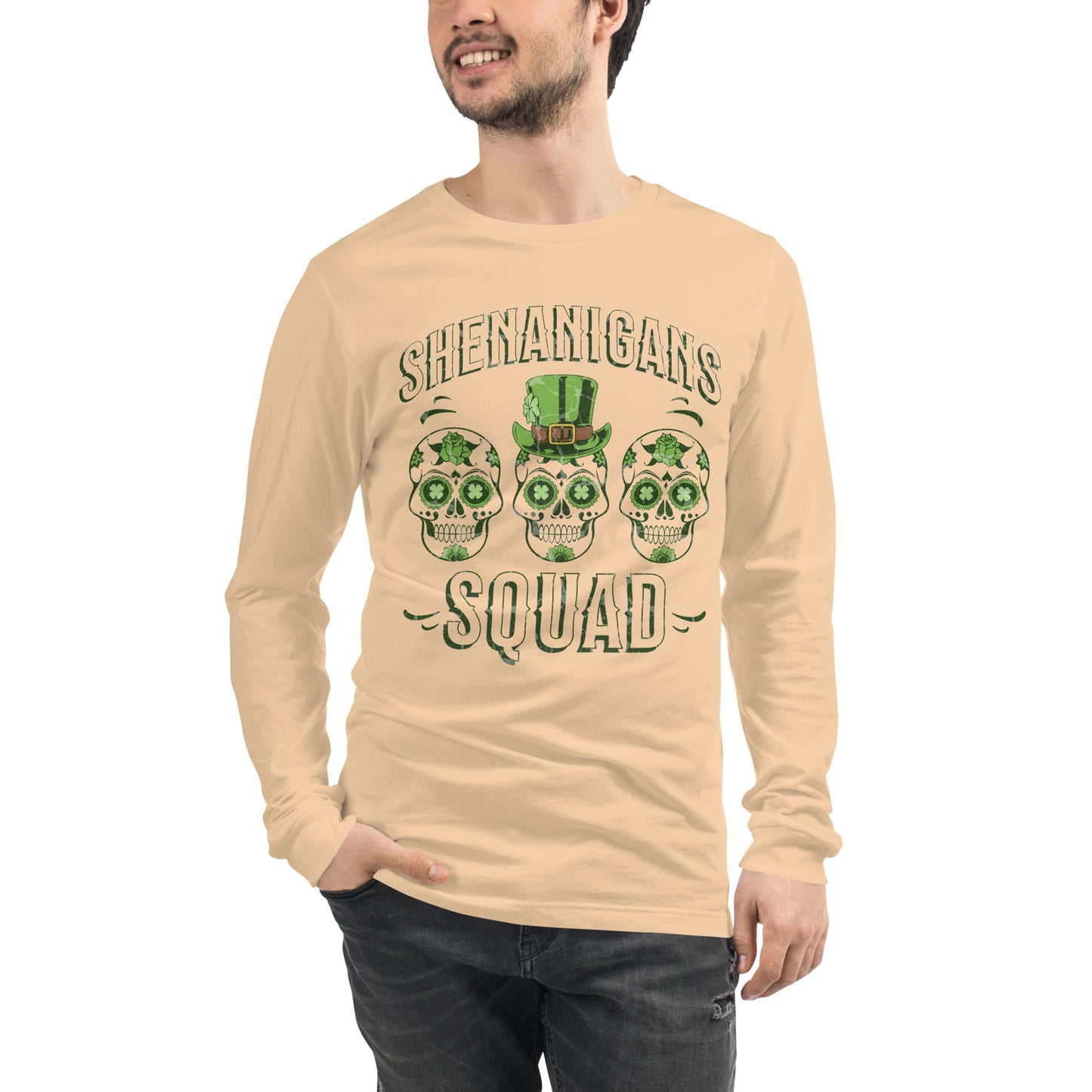 Shenanigans Squad St. Patrick's Day Unisex Long Sleeve Tee