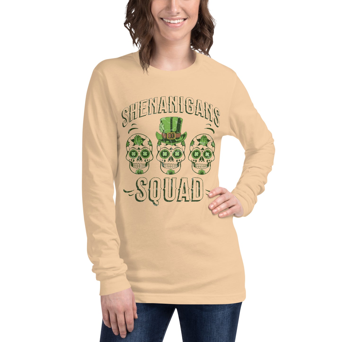 Shenanigans Squad St. Patrick's Day Unisex Long Sleeve Tee