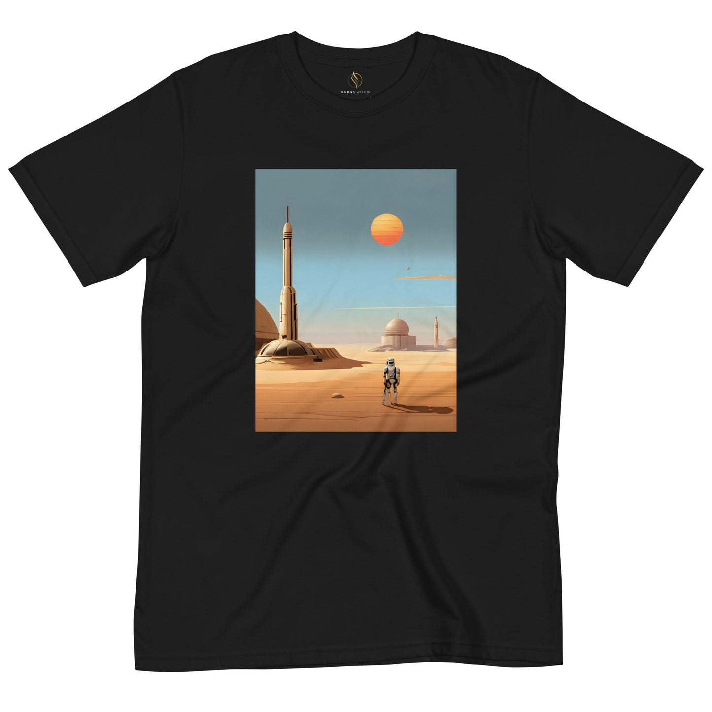 Lone Survivor on a Desert Planet in a Galaxy Far Away Organic T-Shirt