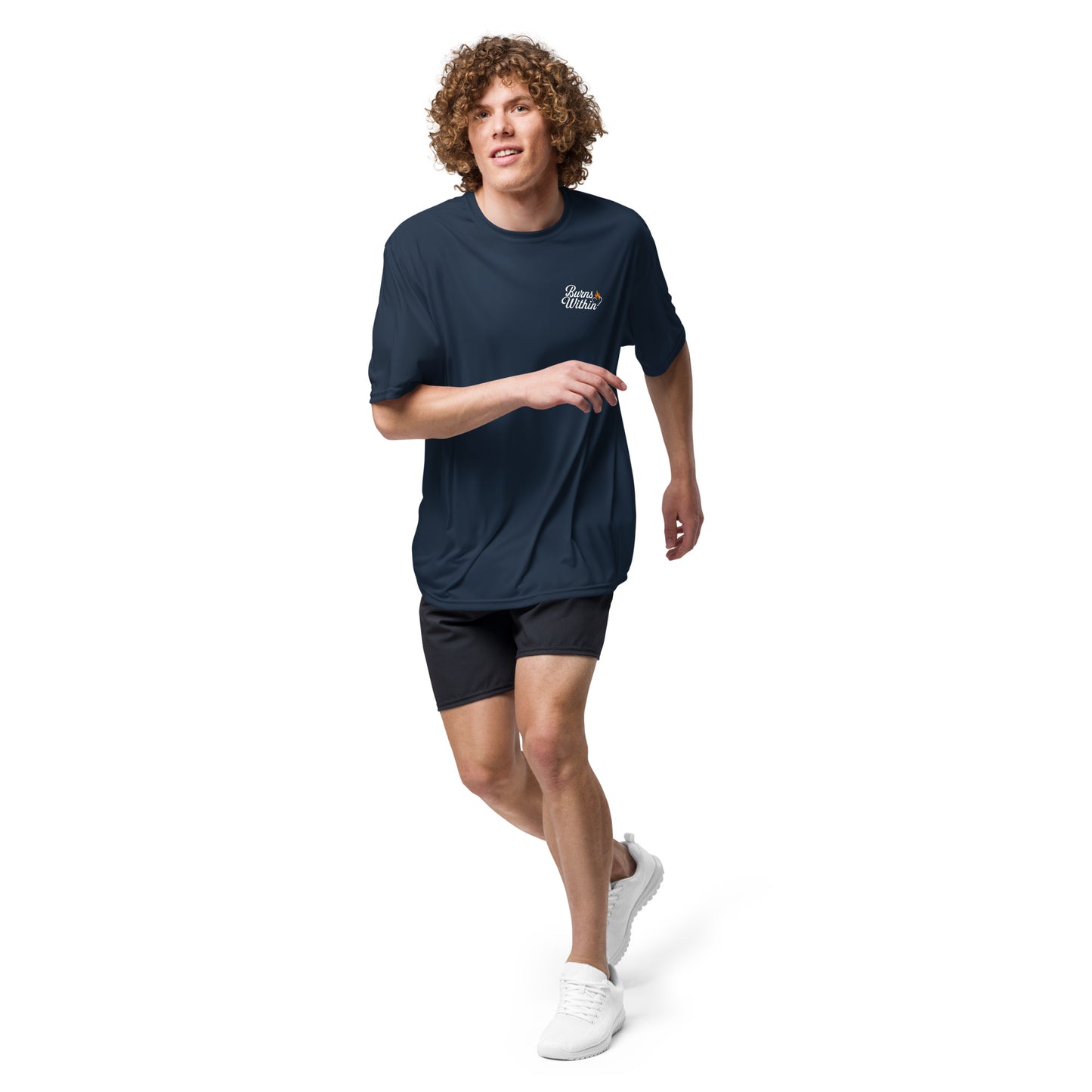 Health is Wealth Gym Unisex performance crew neck t-shirt