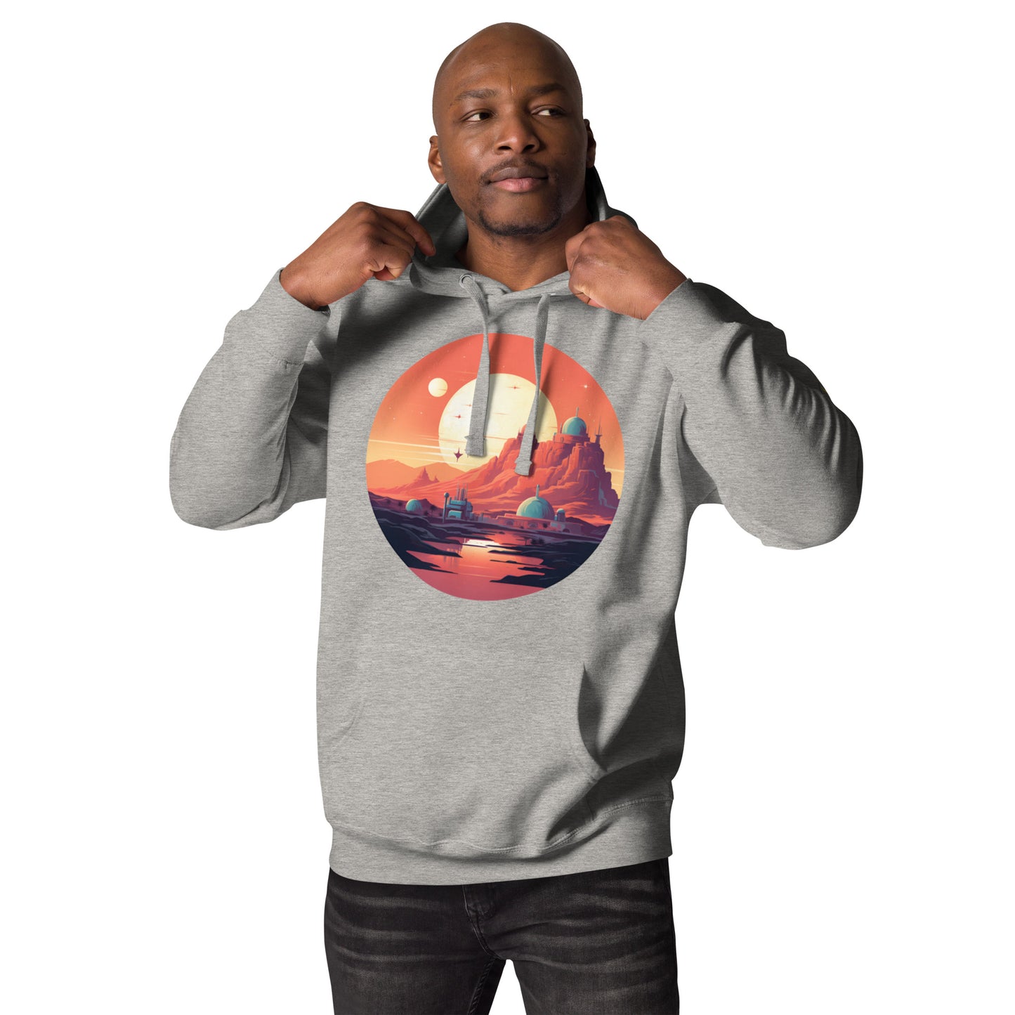 Desert Planet in a Far Away Galaxy Unisex Hoodie Var3