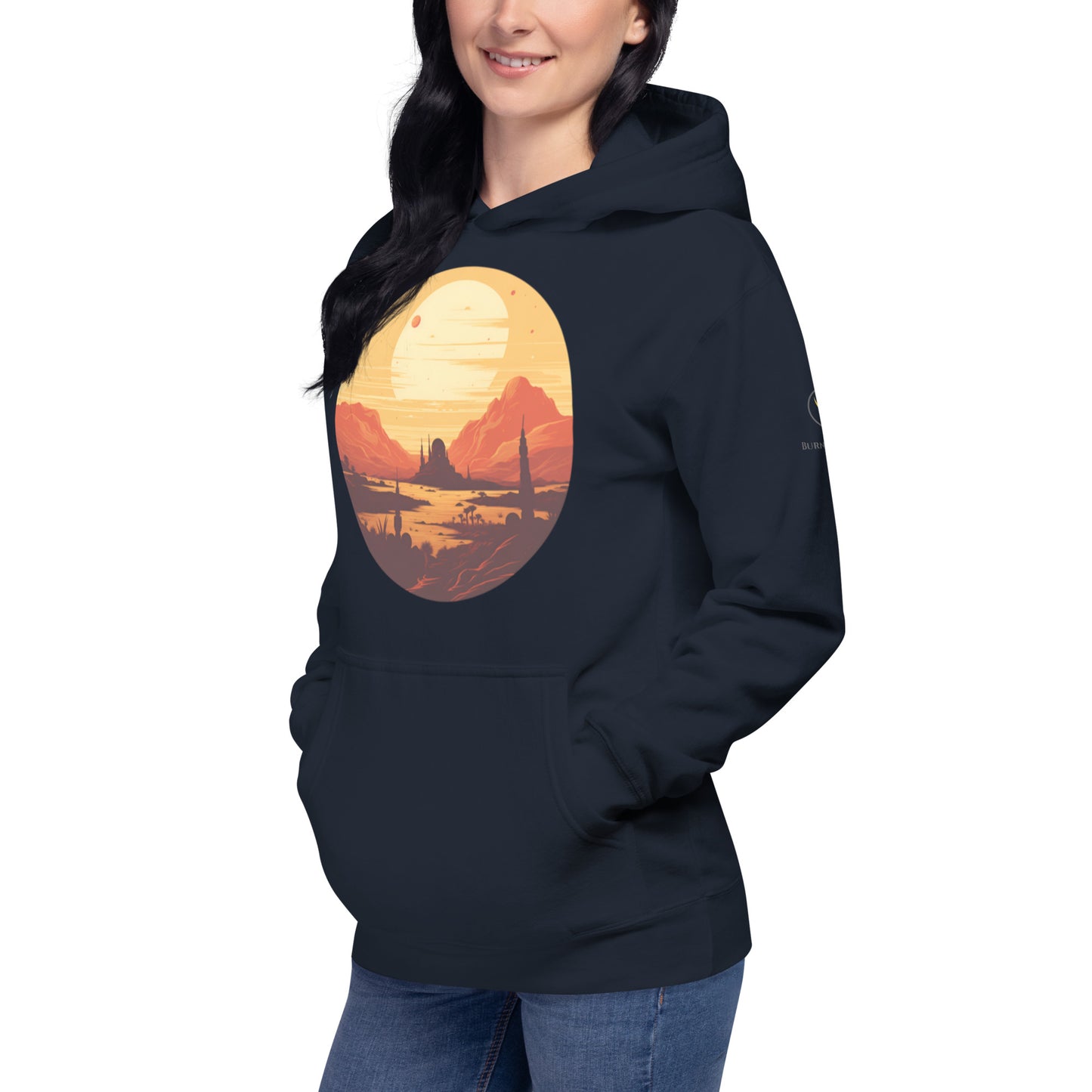 Desert Planet in a Far Away Galaxy Unisex Hoodie Var4