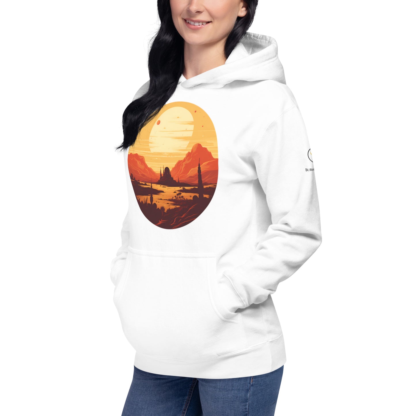 Desert Planet in a Far Away Galaxy Unisex Hoodie Var4