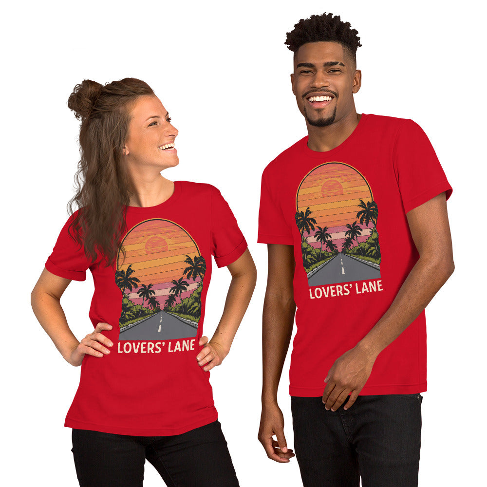 Lovers' Lane Valentine's Day Unisex T-shirt