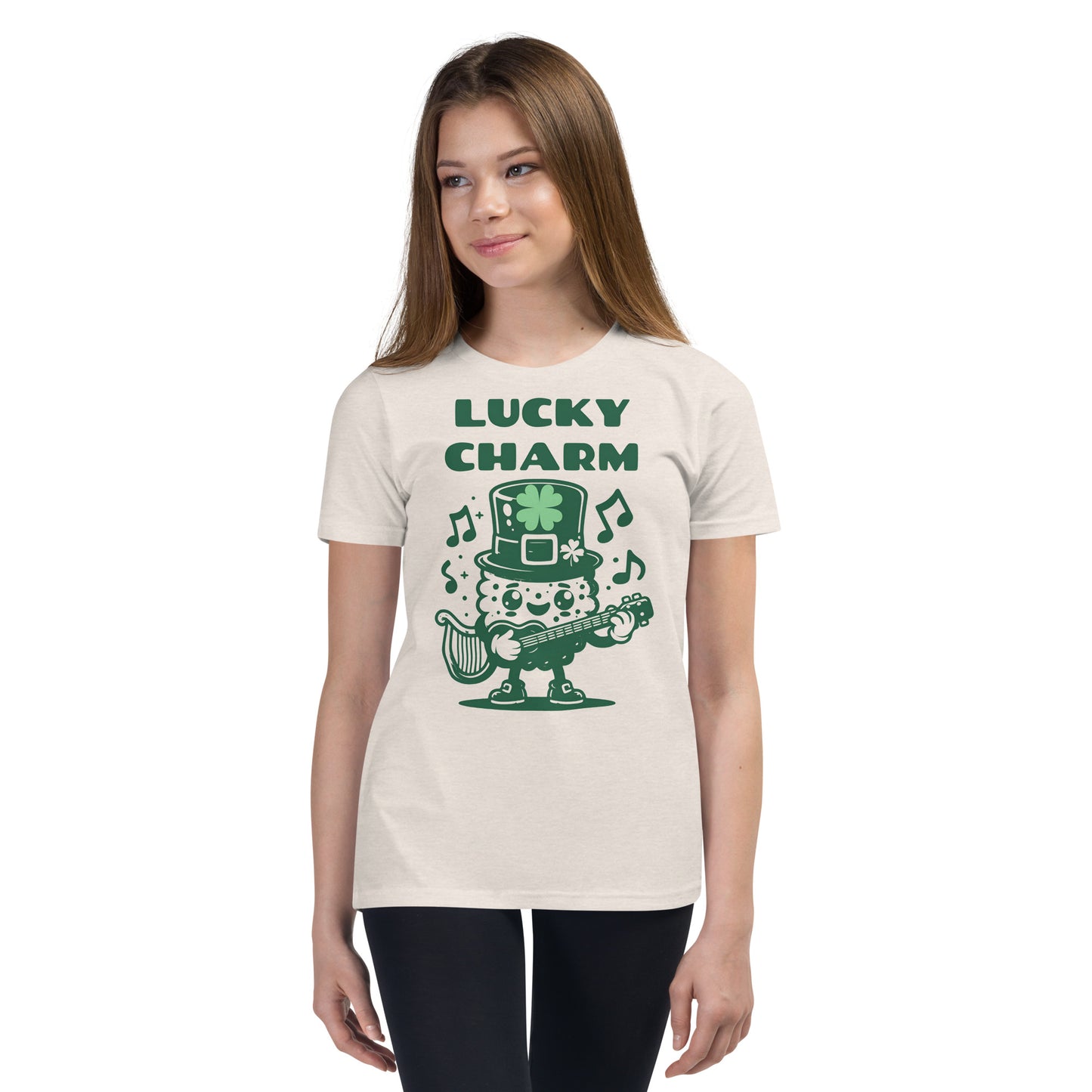 Lucky Charm St. Patrick's Day Youth Short Sleeve T-Shirt