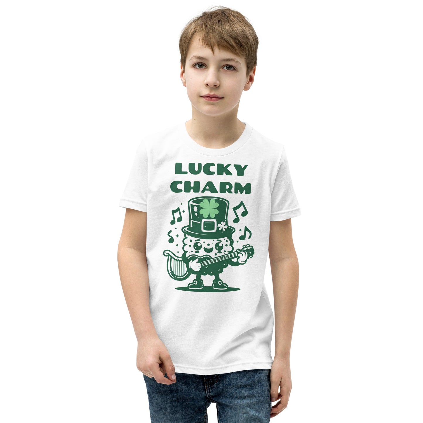 Lucky Charm St. Patrick's Day Youth Short Sleeve T-Shirt